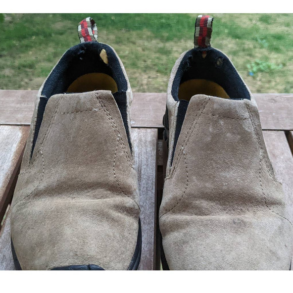 Merrell Womens Jungle Moc Classic Taupe Waterproof Slip-On Shoe size 6.5 - Picture 6 of 12